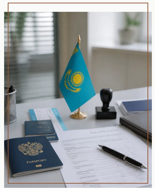 Оформление визы в Казахстан для поездки и работы в Махачкале