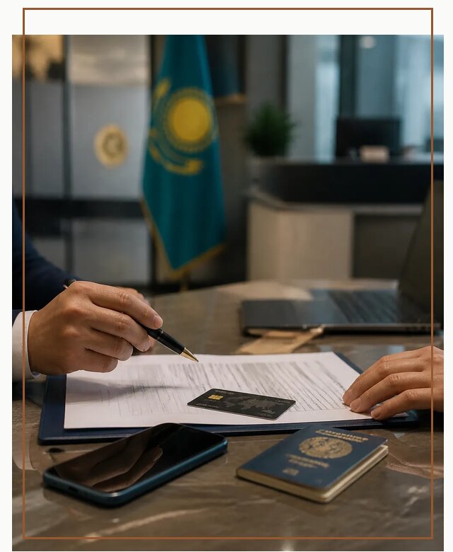 Открытие счета и банковской карты в Казахстане в Махачкале